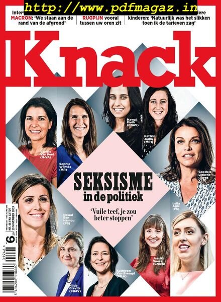 Knack Belgium – 13 November 2019 Cover