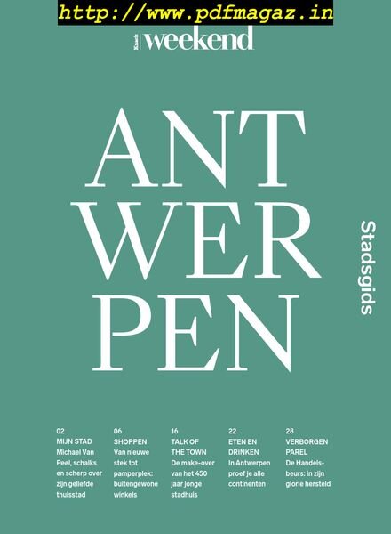 Knack Weekend Stadsgids – 30 Oktober 2019 Cover