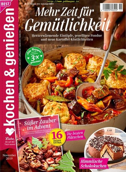 Kochen & Geniessen – November 2019 Cover