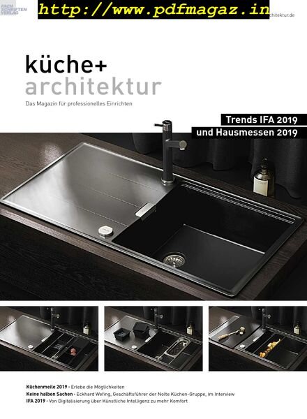Kuche+Architektur – November 2019 Cover