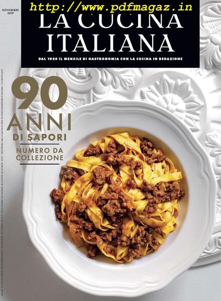 La Cucina Italiana – Novembre 2019 Cover
