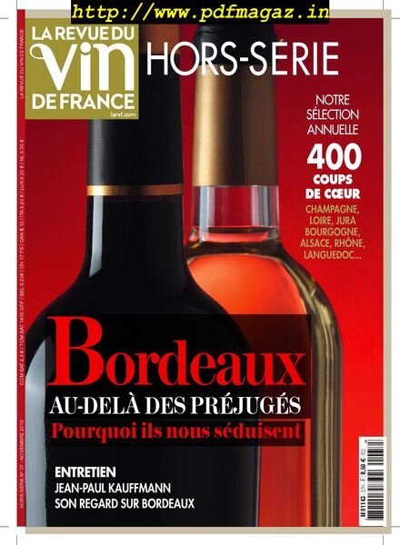 La Revue du Vin de France – decembre 2019 Cover