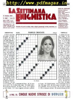 La Settimana Enigmistica – 17 Ottobre 2019