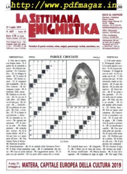 La Settimana Enigmistica – 25 Luglio 2019