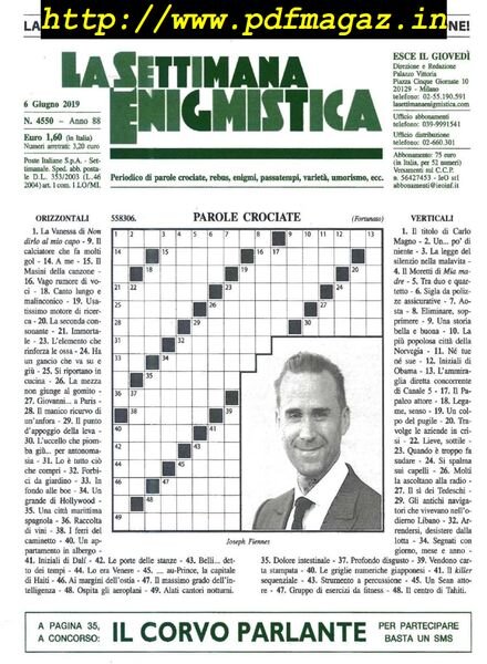 La Settimana Enigmistica – 6 Giugno 2019 Cover