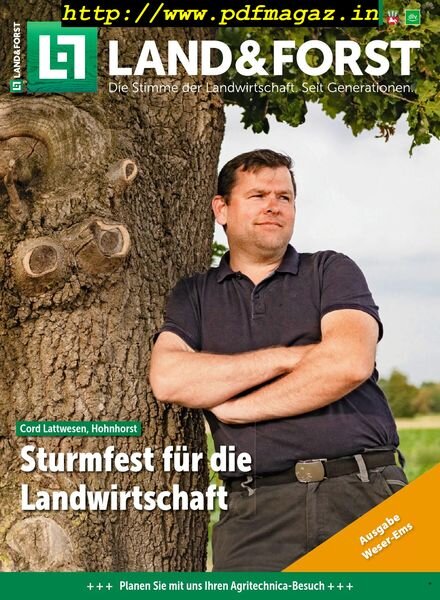 Land & Forst Weser Ems – 05 November 2019 Cover