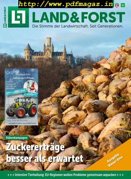Land & Forst Weser Ems – 12 November 2019 Cover