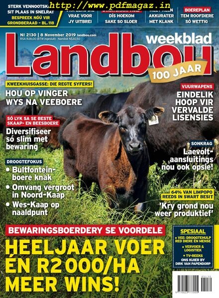 Landbouweekblad – 08 November 2019 Cover