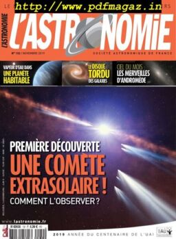 L’Astronomie – novembre 2019