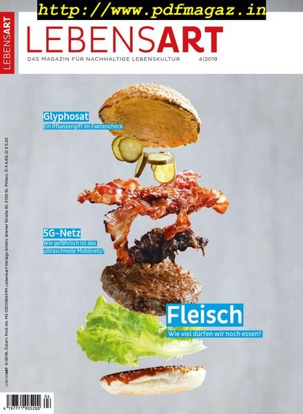 Lebensart – Nr.4, 2019 Cover