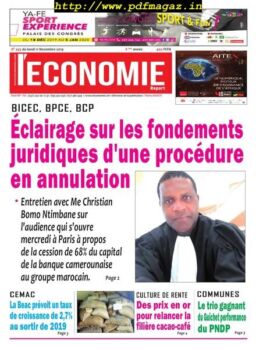 L’Economie International – 11 novembre 2019