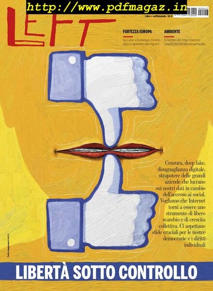 Left – 25 Ottobre 2019 Cover