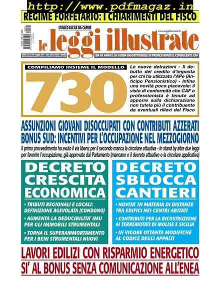 Leggi Illustrate – Maggio 2019 Cover