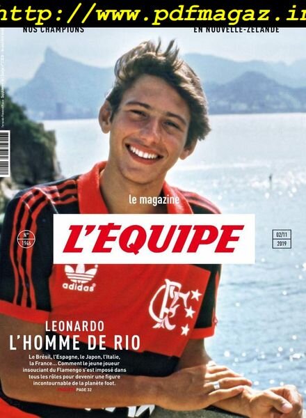L’Equipe Magazine – 2 Novembre 2019 Cover