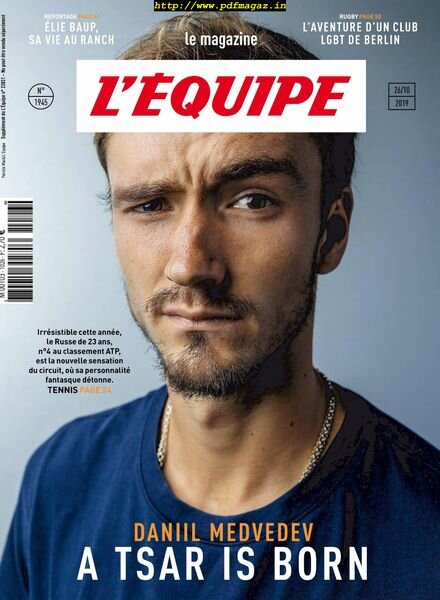 L’Equipe Magazine – 26 Octobre 2019 Cover
