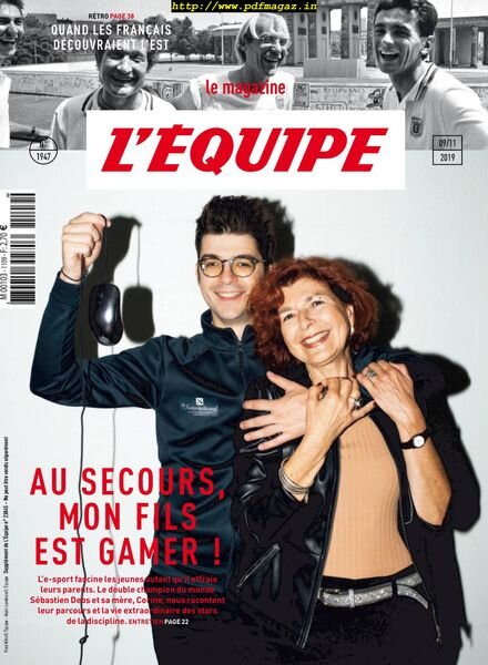 L’Equipe Magazine – 9 Novembre 2019 Cover