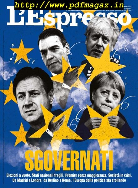 L’Espresso – 17 novembre 2019 Cover