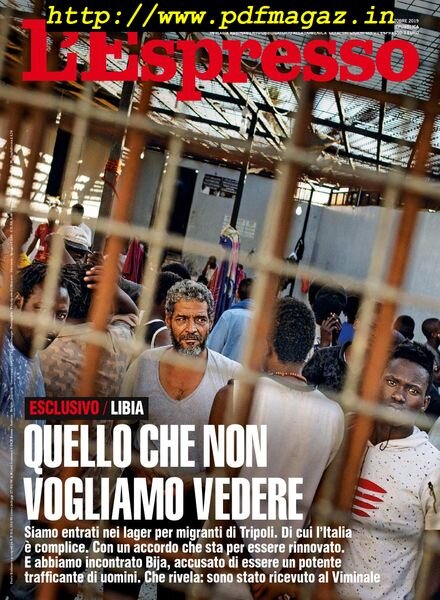 L’Espresso – 27 ottobre 2019 Cover