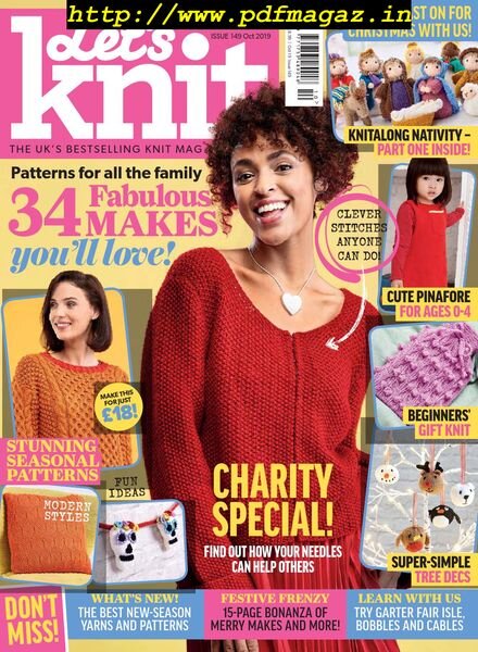 Let’s Knit – Issue 149 – October 2019 Cover