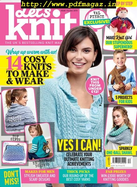 Let’s Knit – Issue 152 – December 2019 Cover