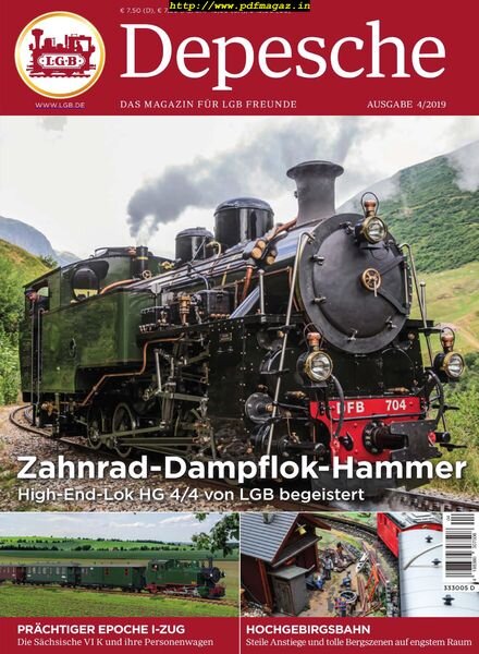 LGB Depesche – Nr.4, 2019 Cover