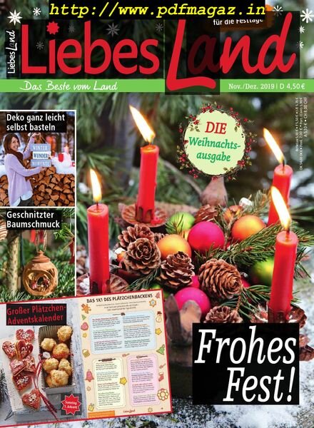 Liebes Land – November-Dezember 2019 Cover