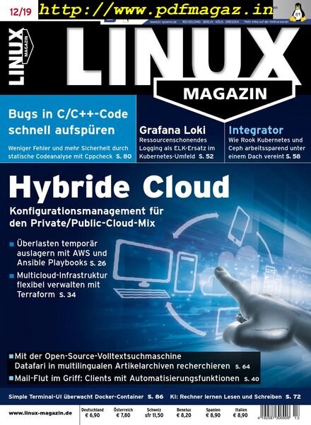 Linux Magazin – November 2019 Cover