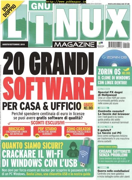 Linux Magazine – Agosto-Settembre 2019 Cover