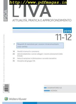 L’IVA – Novembre 2019
