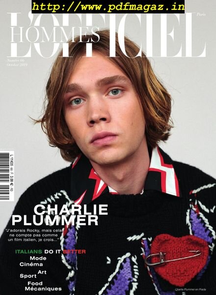 L’Officiel Hommes Paris – septembre 2019 Cover