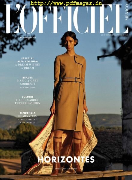 L’Officiel Mexico – noviembre 2019 Cover