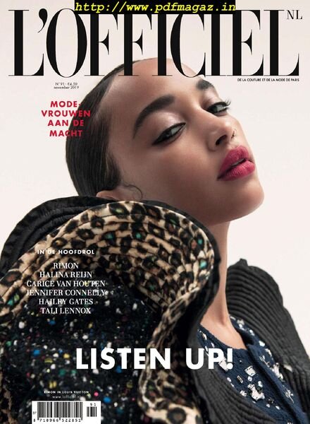 L’Officiel Netherlands – november 2019 Cover