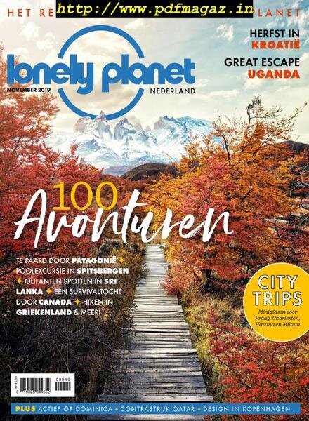 Lonely Planet Traveller Netherlands – november 2019 Cover