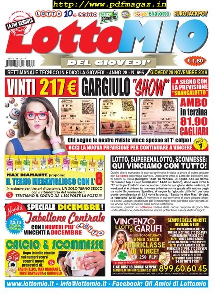 Lottomio del Giovedi – 28 Novembre 2019 Cover