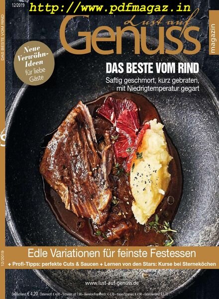 Lust auf Genuss – Dezember 2019 Cover