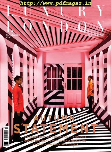 Luxury London – November 2019 Cover