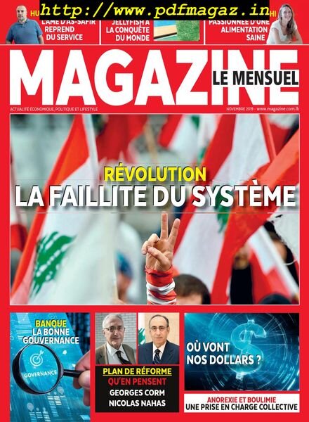 Magazine Le Mensuel – novembre 2019 Cover
