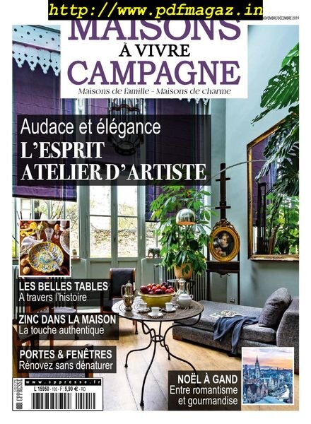 Maisons a Vivre Campagne – decembre 2019 Cover