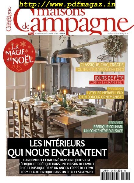 Maisons de Campagne – octobre 2019 Cover