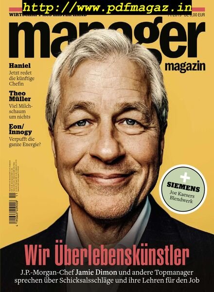 Manager Magazin – November 2019 Cover