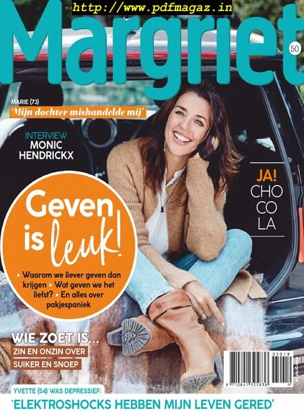 Margriet – november 21, 2019 Cover