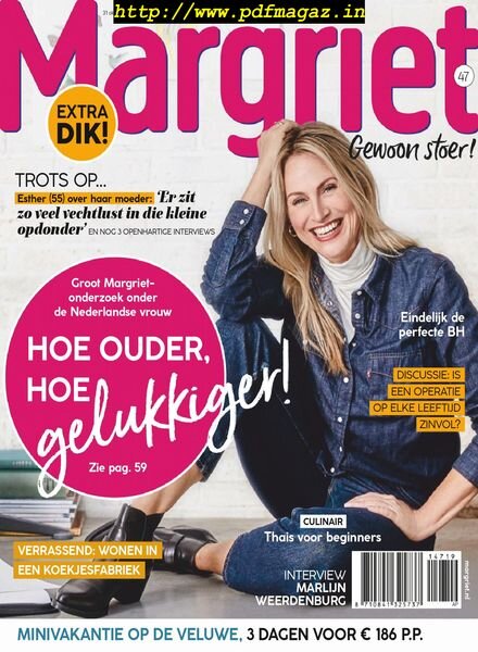 Margriet – oktober 31, 2019 Cover