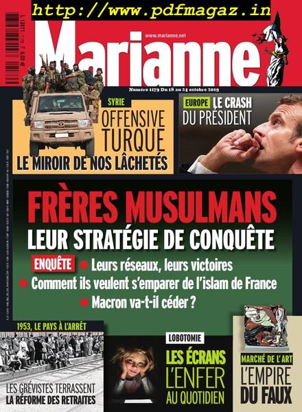 Marianne – 18 octobre 2019 Cover