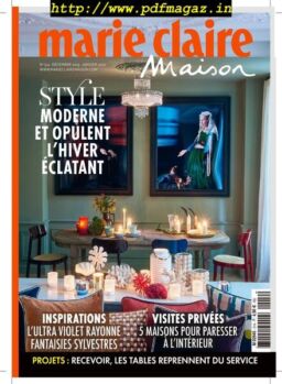 Marie Claire Maison France – decembre 2019