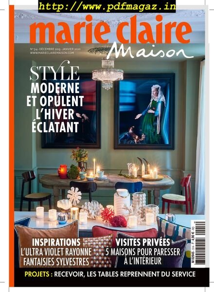 Marie Claire Maison France – decembre 2019 Cover