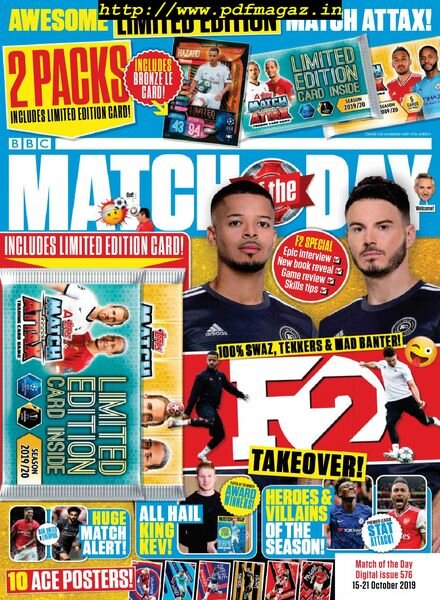 Match of the Day – 15 October 2019 Cover