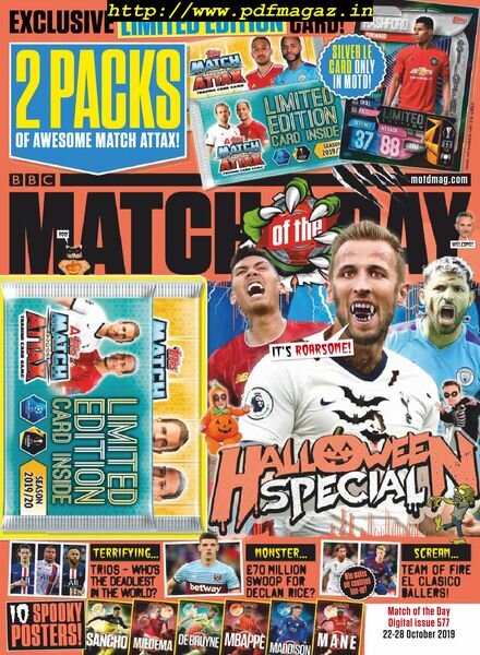 Match of the Day – 22 October 2019 Cover