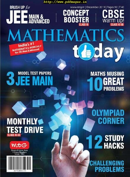 Mathematics Today – December 2019 Cover