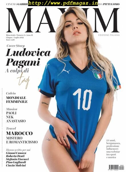 Maxim Italia – Giugno-Luglio 2019 Cover