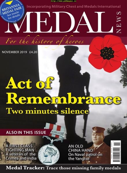 Medal News – November 2019 Cover